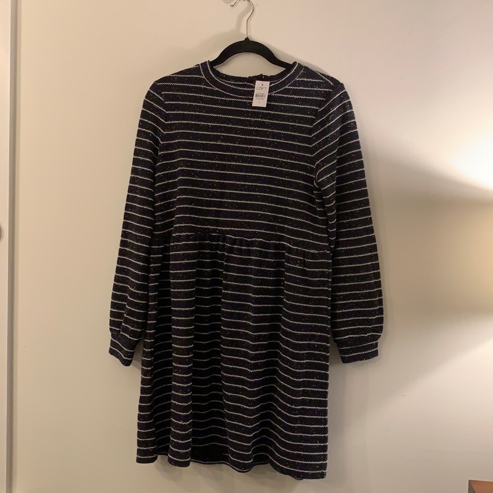Navy Sweater Dress